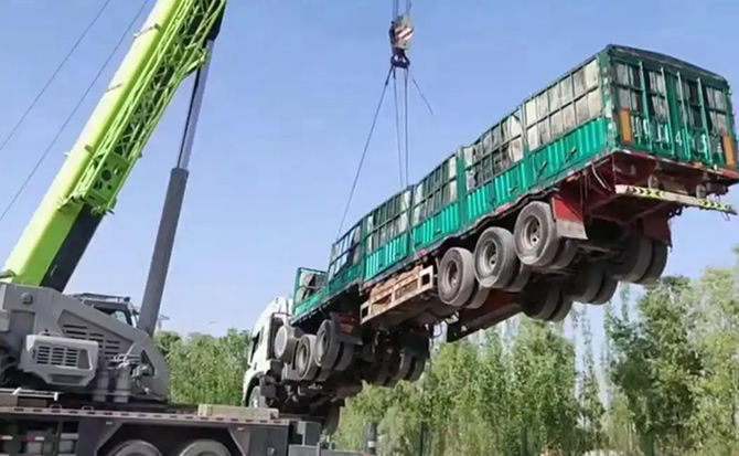 湘乡道路脱困救援案例